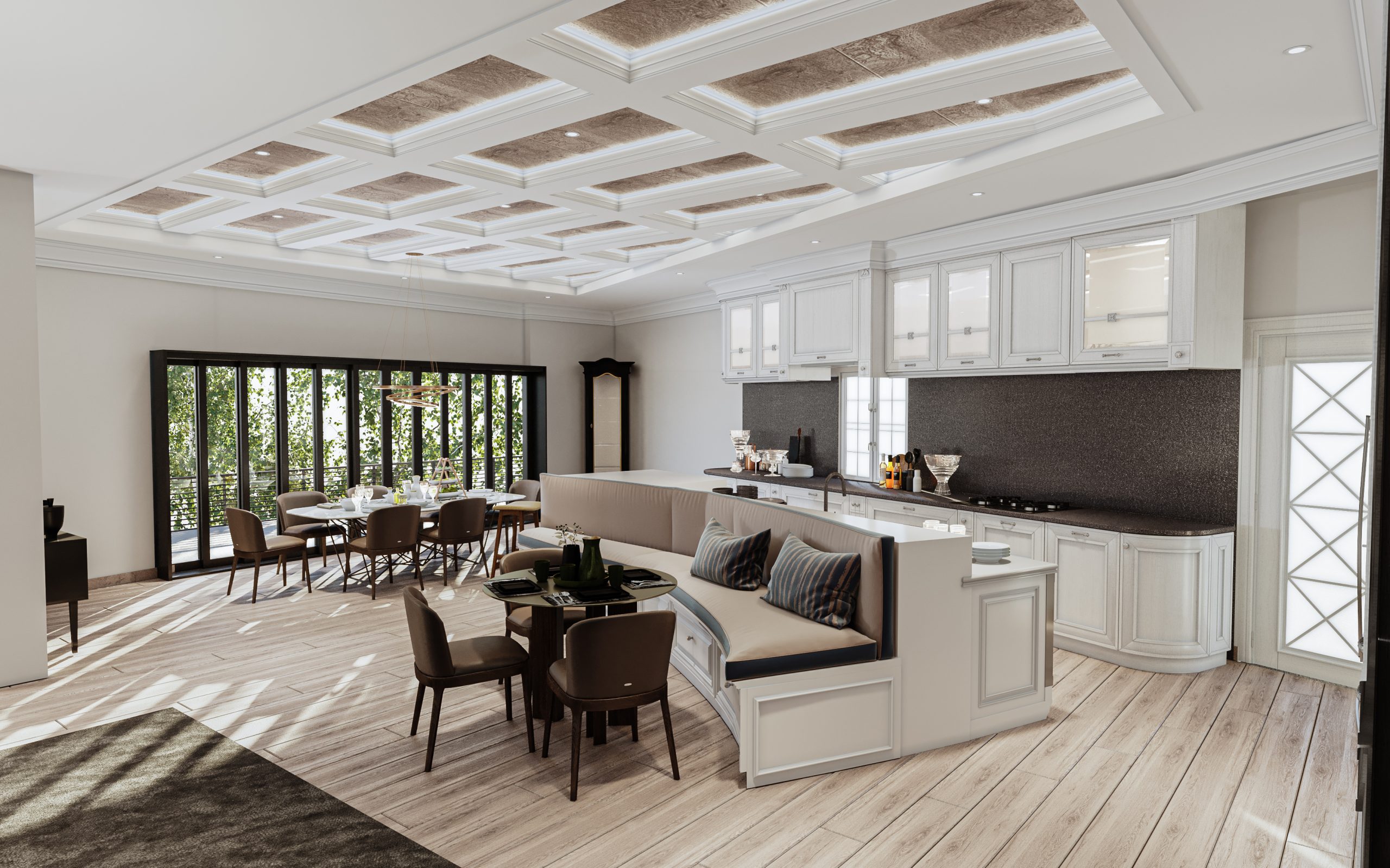 Kitchen 3D Render Design