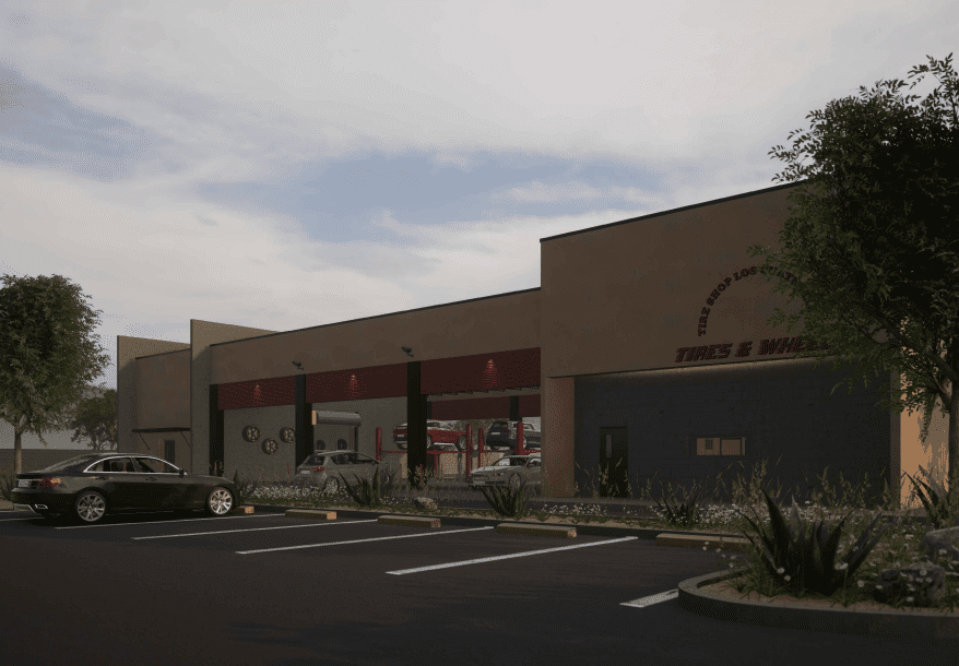 MEP Design and Structural Engineering for Tire Shop Arizona
