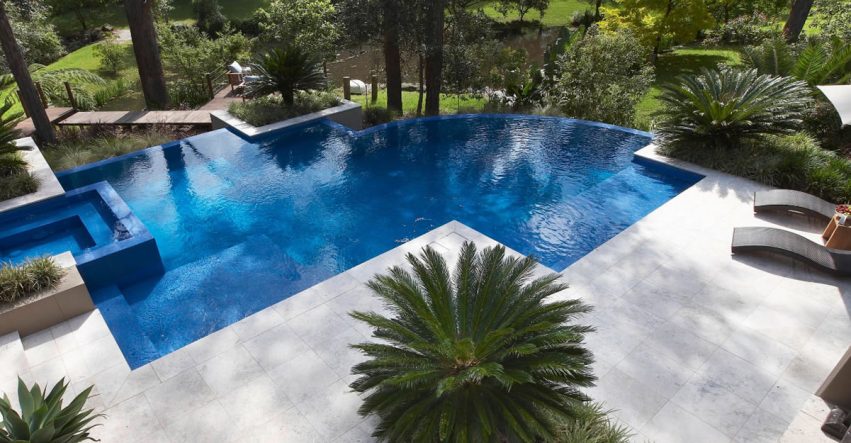 How to build your own pool on a sloped land?