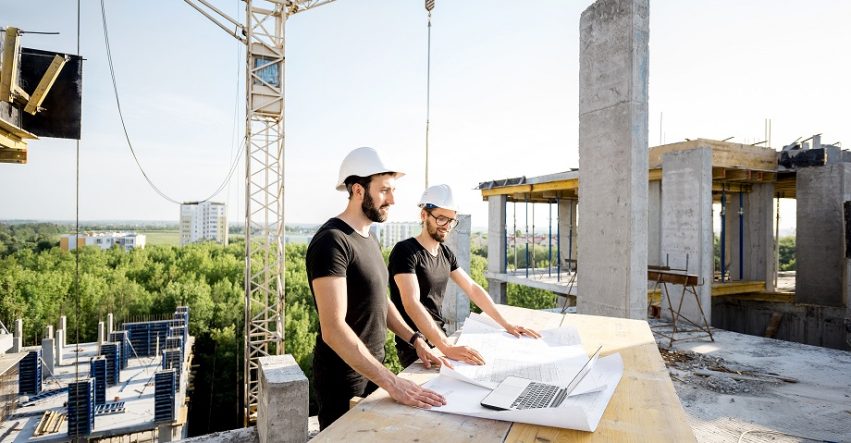 How do architects and engineers work together in construction design?