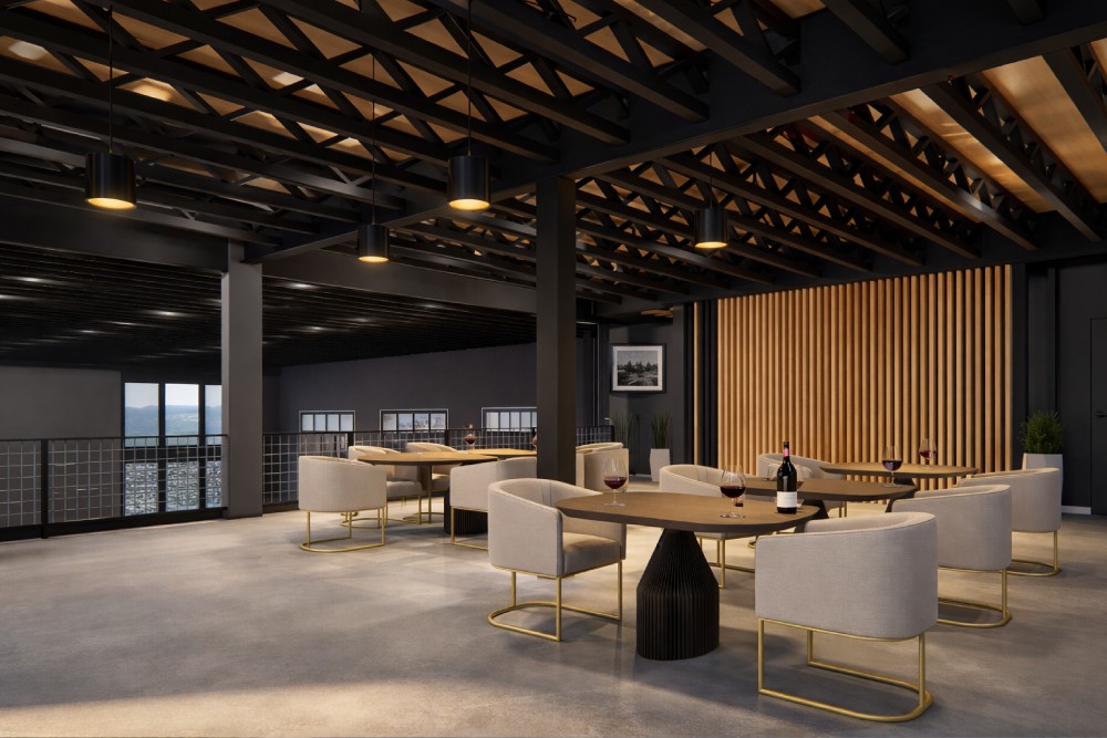 Inside Winery & Cellar Warehouse designed by InnoDez