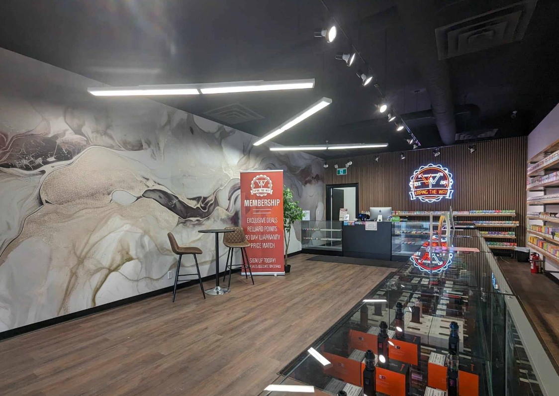 MEP Design and Engineering for Vape-Shop-8338-18-ST-Calgary-AB at Calgary, AB