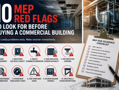 10 MEP Red Flags to Look for Before Buying a Commercial Building
