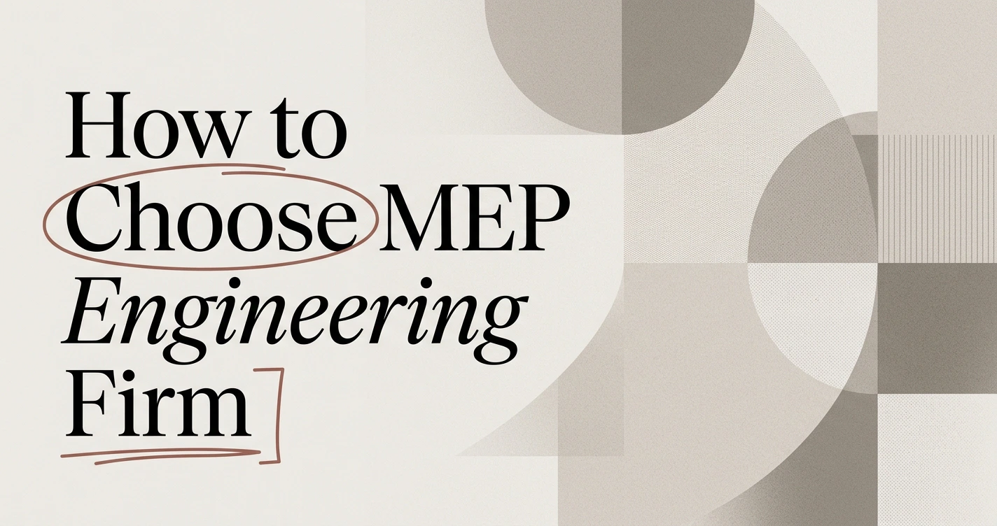 MEP Engineering Firm California: How to Choose