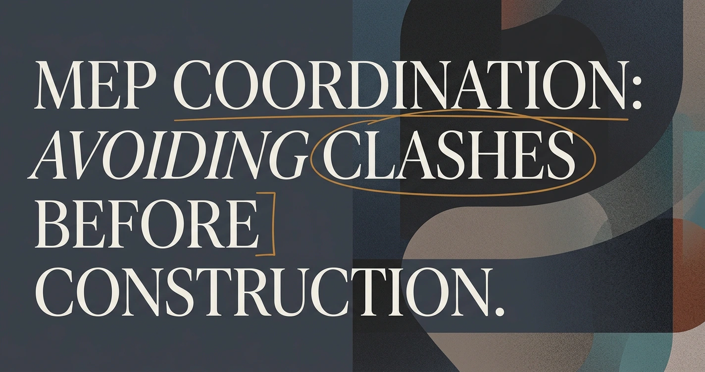 MEP Coordination: Avoiding Clashes Before Construction