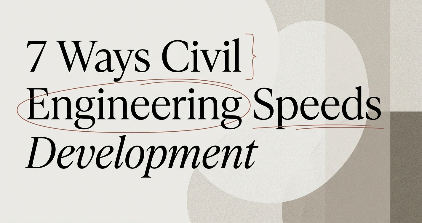 7 Ways Civil Engineering Design Speeds Up Site Development